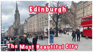 Scotland Edinburgh |The Most Beautiful City | Walking Tour 2023