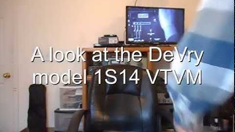 First look inside the DeVry VTVM and an update