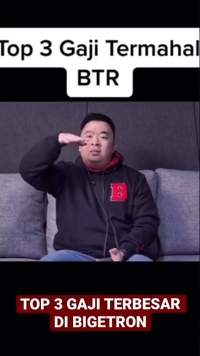 PEMILIK BIGETRON BUKA SUARA! TOP 3 GAJI TERBESAR DI BIGETRON. #short #shortvideo #shorts