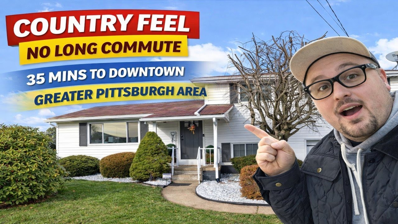 Country Living Near Pittsburgh | 35 Min to Downtown (Home Tour)