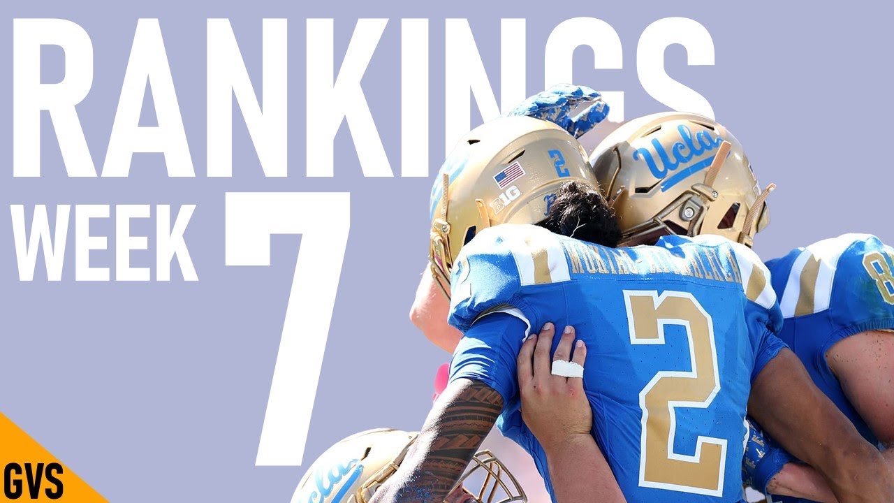 College Football Rankings Reaction | Week 7
