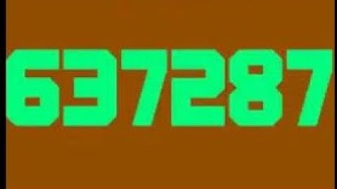 Numbers 1 to 10000000