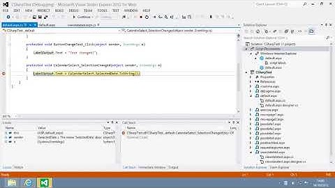 ASP.NET 4.5 Essential Skills Lesson 3-3: Use Breakpoints