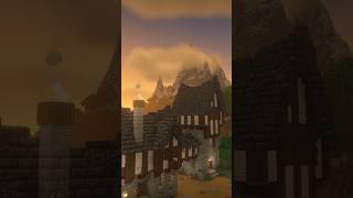 Building a small medieval style house in my fantasy Minecraft Village #minecrafthouse #fantasy