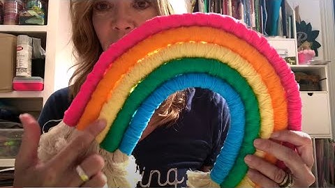 How To Make A Macrame Rainbow | Crafts | Trista, Tried & True