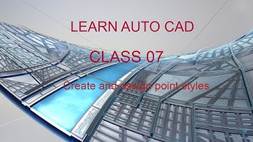 AutoCAD Civil 3D in URDU | Create and assign point styles | CLASS 07