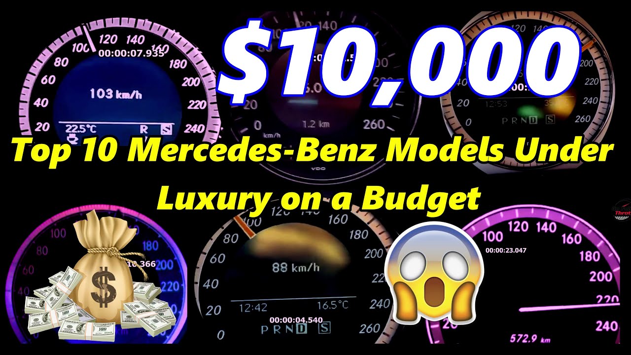 Top 10 Mercedes-Benz Models Under $10,000 – Luxury on a Budget