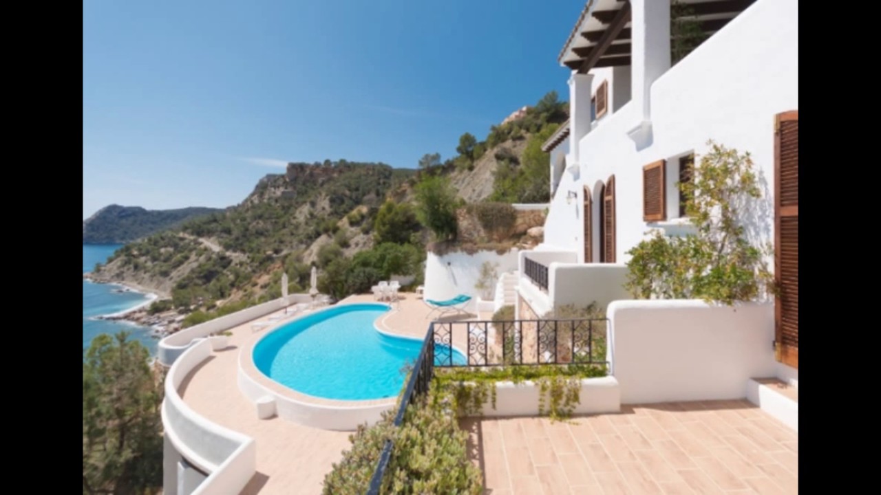 Ibiza Villa in Es Cubells 1st sea line and sea access