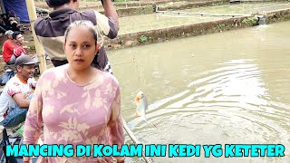 MANCING IKAN BAWAL DI KOLAM INI KEDI PUN KETETERAN LEPAS IKAN & PASANG UMPAN !!