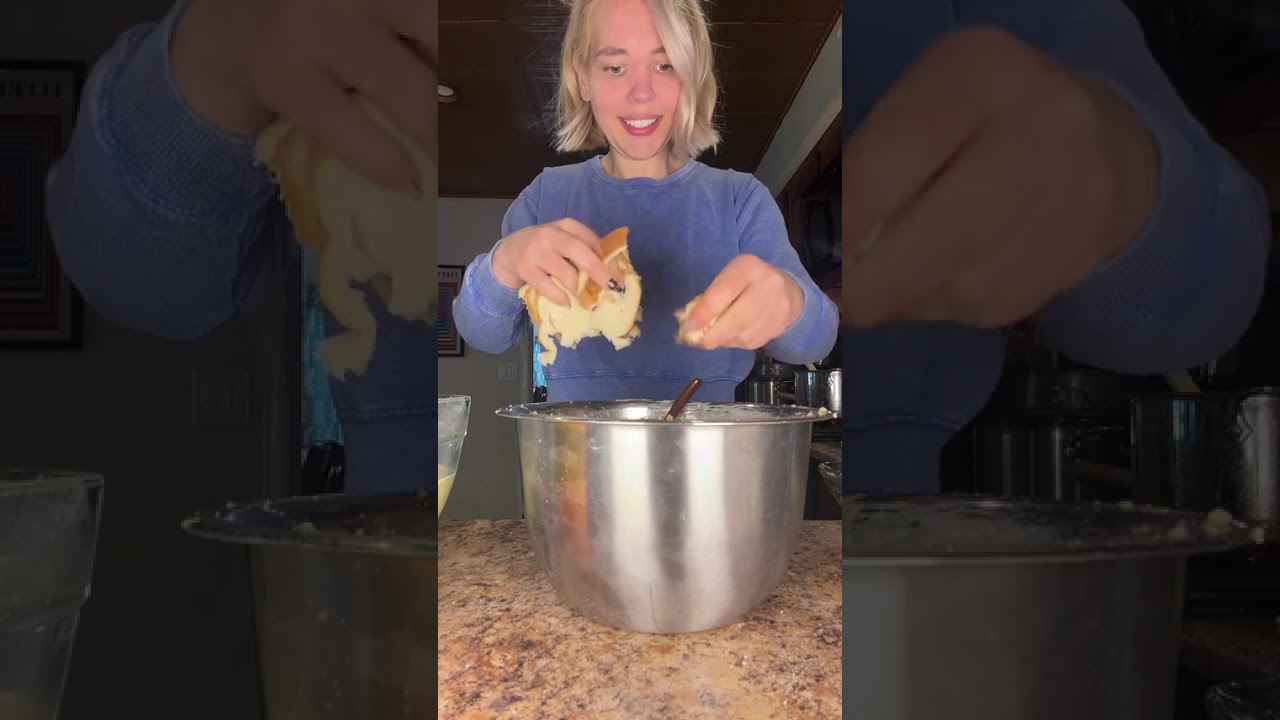 Mix and move on 😏: 1 pan cornbread, 5 biscuits, 1 loaf white bread, celery salt (celery seed would b