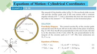 Sample Problem 13-10 | Kinetics of Particle | Chapter 13 Hibbeler Dynamics 14th |  Engineers Academy