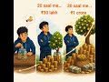 POWER OF COMPOUNDING: ₹100 DAILY SE CROREPATI KAISE BANE #stockmarket #motivation #investing