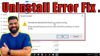 Fix Getting Error When Uninstall App On Windows 10 ! it's Look App is Currently Running in Computer screenshot 3