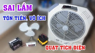 Mistakes when buying a rechargeable fan that most people make
