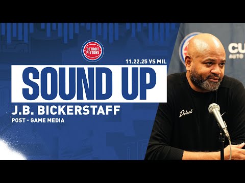 Post-Game Press Conference: J.B. Bickerstaff | Pistons vs. Bucks | 11.22.2025