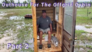No Plumbing-No Problem. DIY Outhouse Build. @ggfarms9136