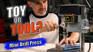 Mini Drill Press Review | Can a Desktop Drill Press Do Real Work Inside?