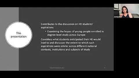 Higher education students aspirations for their po...