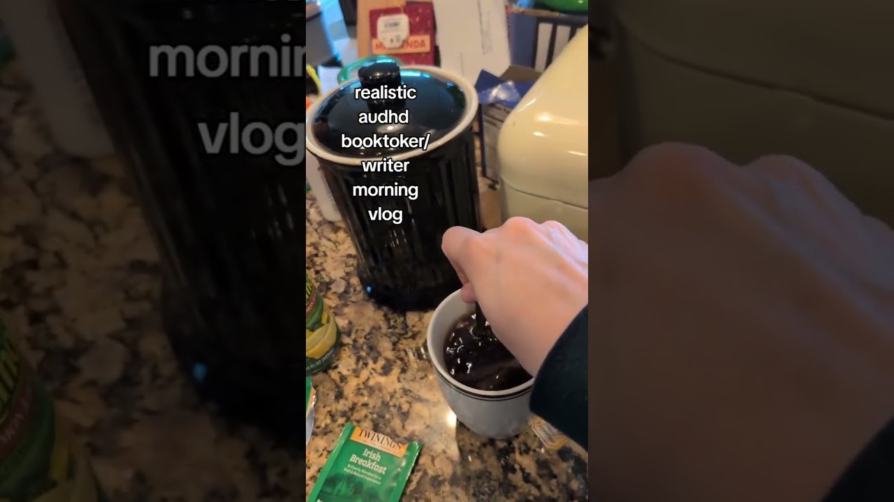 realistic morning vlog w/ an ADHD mom booktoker