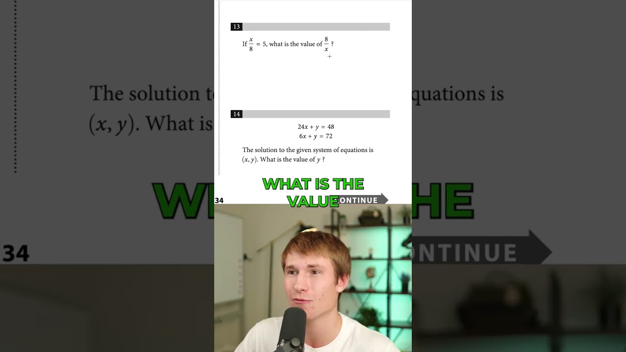 SAT Math is SO EASY🤯