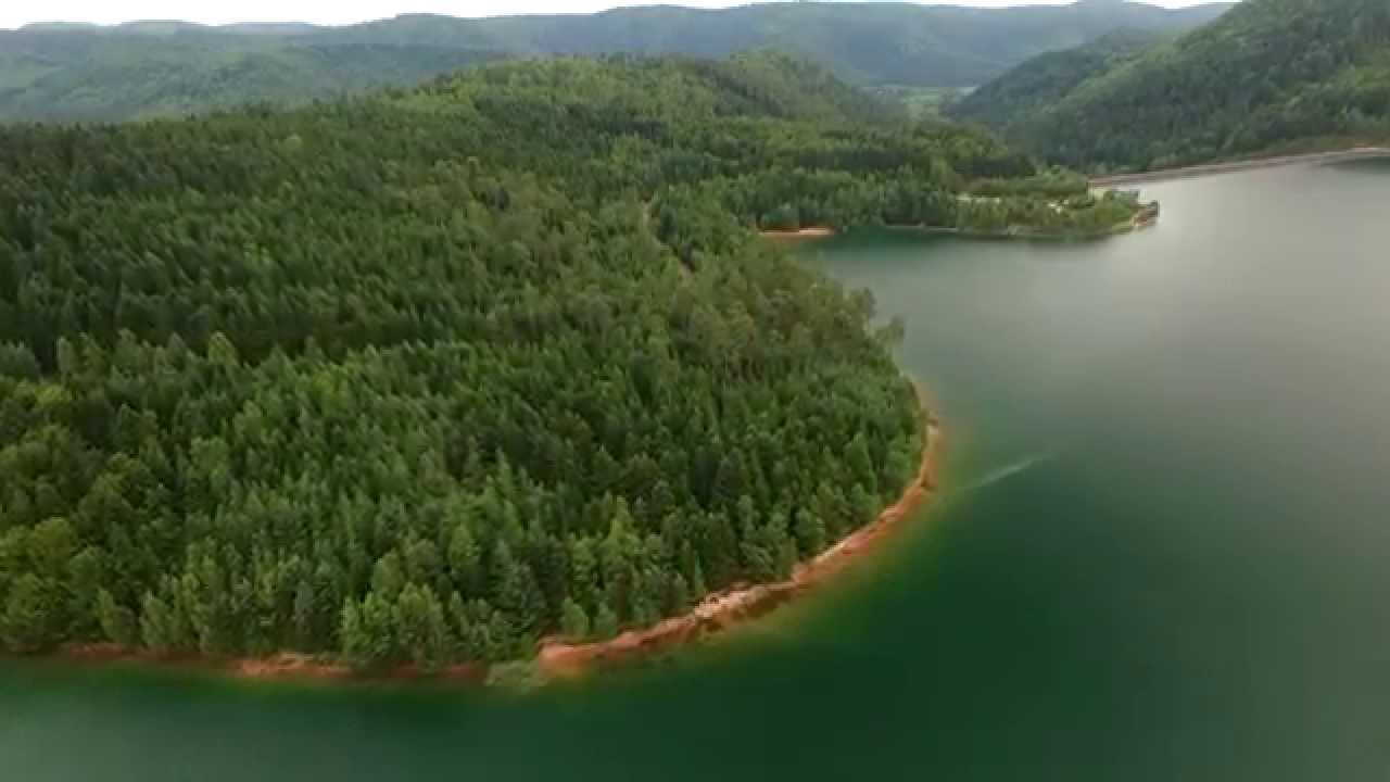 PHANTOM 3 Pro au Lac de Pierre Percee - YouTube
