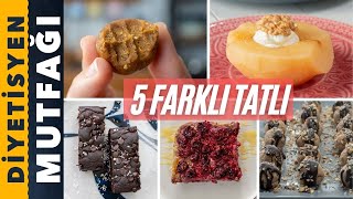 DİYET YAPARKEN TÜKETEBİLECEĞİNİZ 5 HAFİF TATLI TARİFİ | Diyetisyen Mutfağı