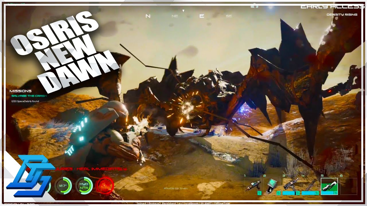CRASH LANDED AND SURVIVING ON A BUG PLANET WITH FRIENDS - Osiris: New Dawn Gameplay - Part 1