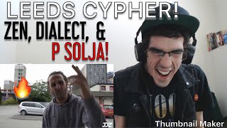 Zen, Dialect & P Solja [Leeds Cypher] | JDZmedia [REACTION]