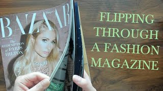 ASMR Flipping Through A Fashion Magazine (Soft Spoken) screenshot 5