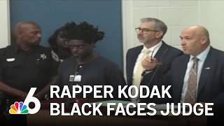 Kodak Black appears before judge after drug trafficking arrest in Florida