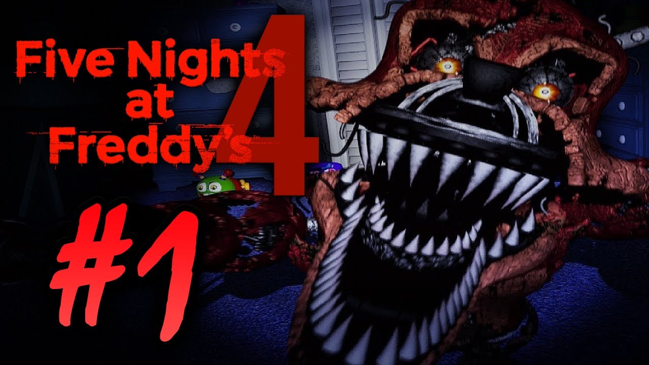 Primera vez con el FNaF 4... ¿El Más Aterrador? - Five Nights at Freddy's 4 #1