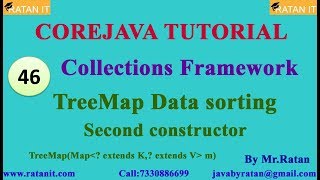 Core java || Collections Framework || video-46 ||Tree Map Data Sortin || By Ratan sir