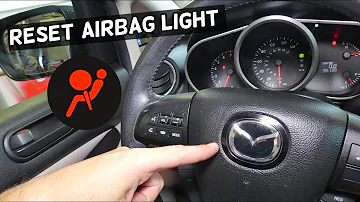 How do you reset the airbag light on a Mazda?