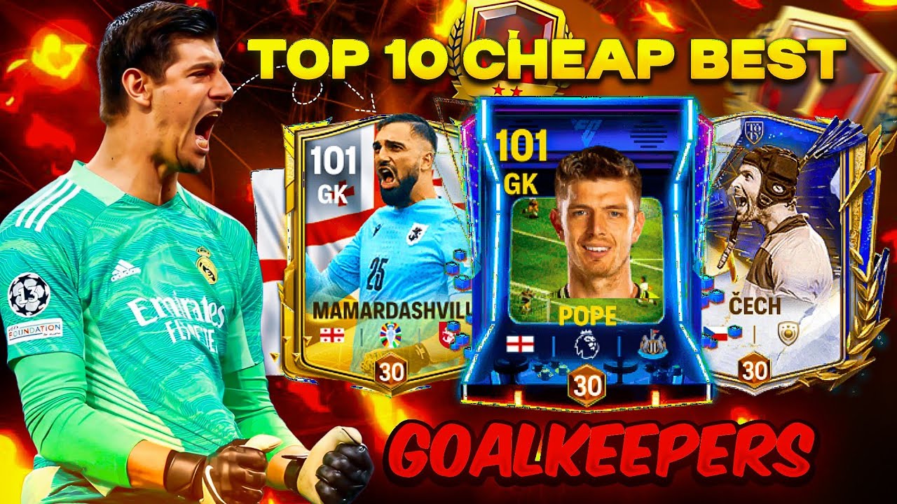 TOP 1️⃣0️⃣ BEST CHEAP GOALKEEPERS IN FC MOBILE 🖐️🥅