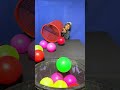 Amazing multicolour Big Boll Roll Funny challenge ✅ #funny #challenge #shortvideo