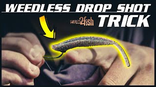 Rigging a WEEDLESS Drop Shot (Without Texas Rigging It)