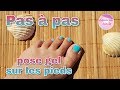 Comment poser du gel sur les pieds