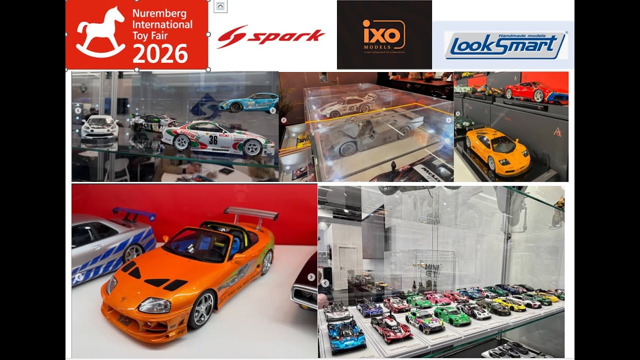НЮРНБЕРГСКАЯ ВЫСТАВКА ИГРУШЕК 2026!! - В центре внимания – литые модели