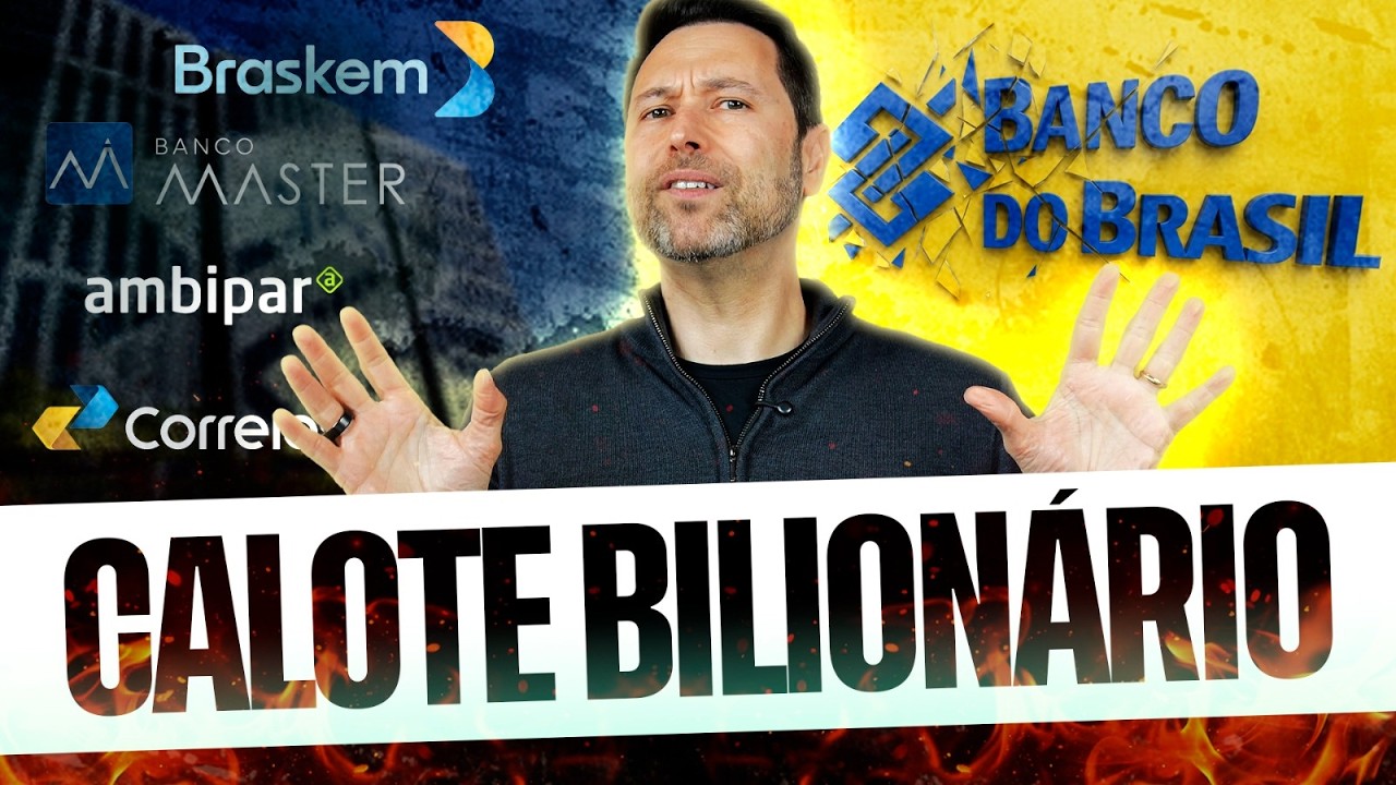 O FUNDO DO POÇO DO BANCO DO BRASIL CHEGOU? | LUCRO CAINDO, CALOTE BILIONÁRIO E SINAIS PREOCUPANTES