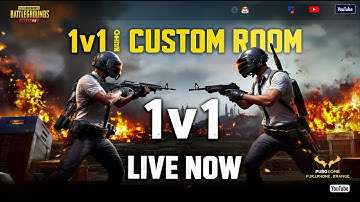 1v1 TDM Custom ROOMS PUBG Mobile Live | Live Customs Room 1v1 | Custom Room Live