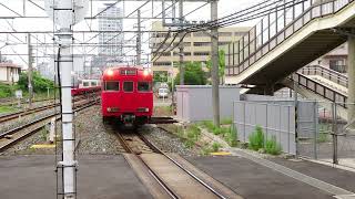 1494列車 普通 東岡崎行  廃車が近い 名鉄6000系6029F④  神宮前駅 到着  2021年6月18日(金)撮影