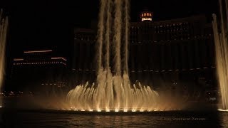 Tiesto's "Footprints / Rocky / Red Lights" 📹 #HD Multi-cam ⛲ Fountains of Bellagio 🌵 Las Vegas USA