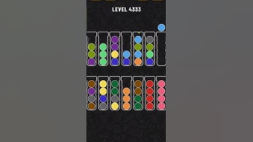 Ball sort puzzle level 4333 #howto #onlinegame #app #ballsort #winning  #ballsortpuzzlegame#rolex