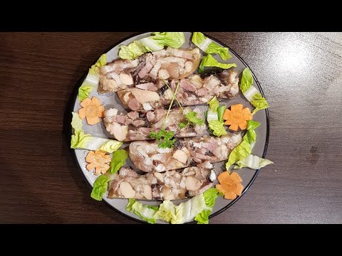 Vidéo: Gelée De Porc, Boeuf, Poulet