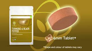 Biovit Turmeric and Black Pepper Tablets for Pain Relief | Vytaliving