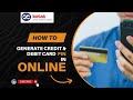 Kotak Bank Credit Card and Debit Card PIN Generation In Online l #kotakbank #telugutechwithrajkumar