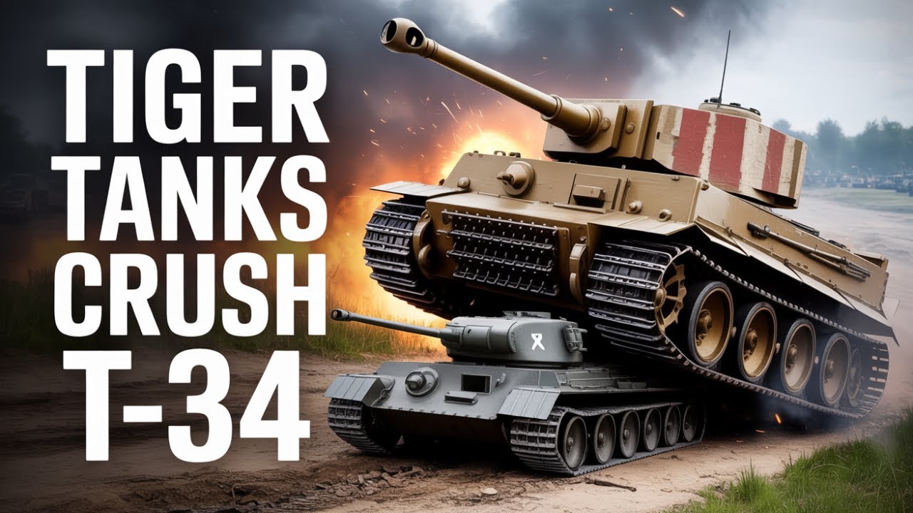 IL-2 Sturmovik: Tank Crew –  Tiger Tanks CRUSH T-34 Tanks