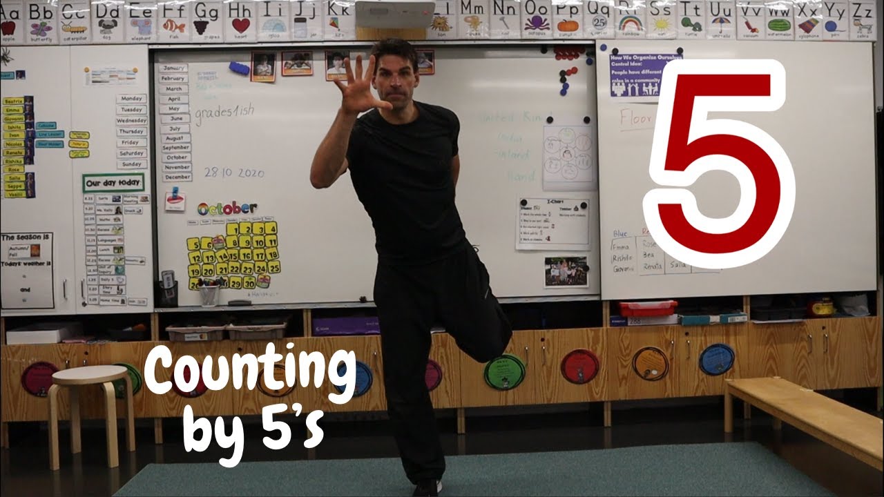 Counting by 5’s Kids Workout - YouTube