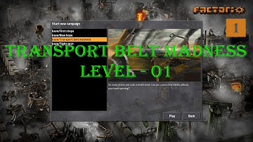 Factorio Transport belt madness Level 01