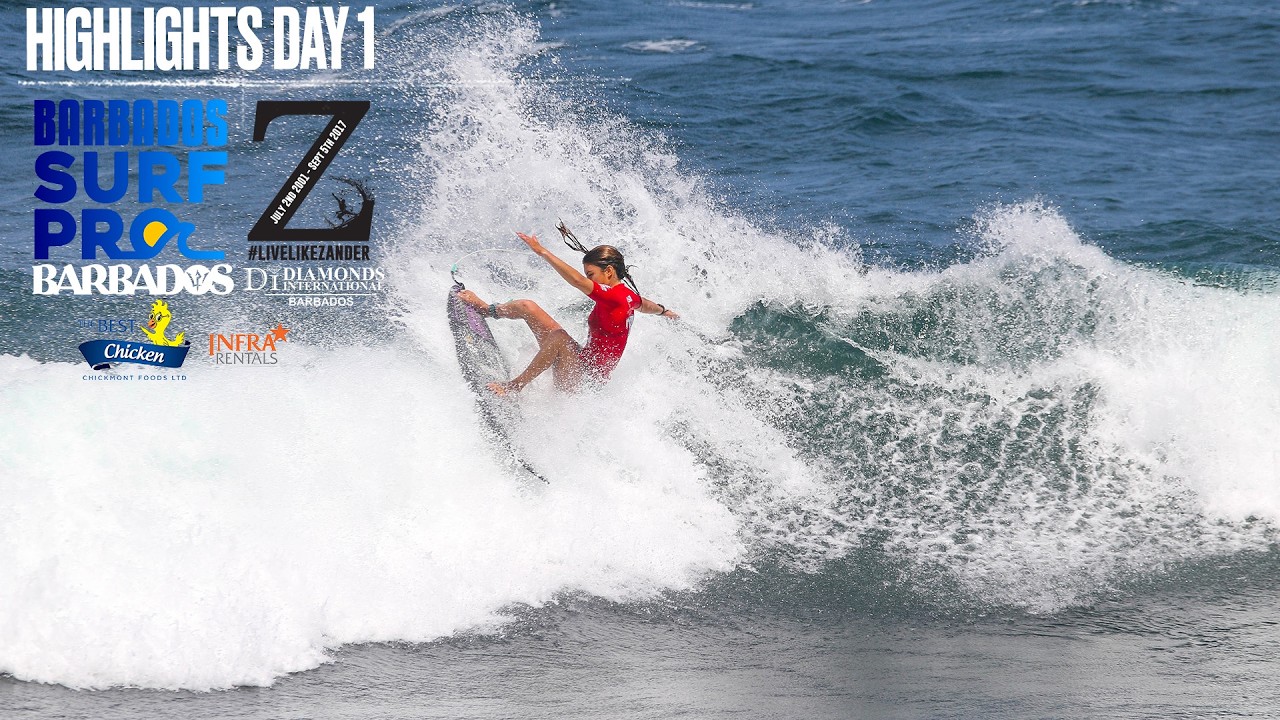 Highlights: BTMI Barbados Surf Pro and Live Like Zander Junior Pro - Day 1